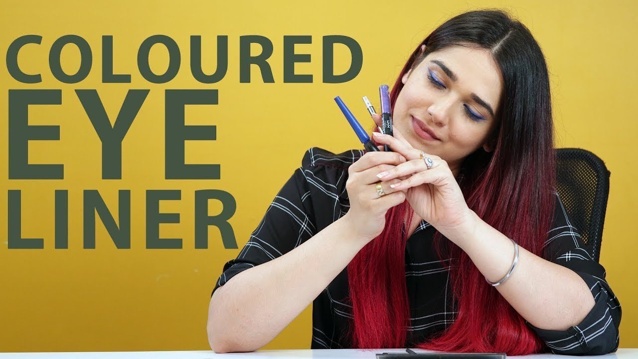 Coloured EyeLiner Tutorial by Naima | Makeup Tips And Tricks | Eyeliner Tutorial