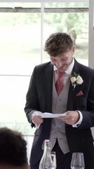 Groom Mixes Up His Lines in Wedding Speech, Leaving Guests in Splits
