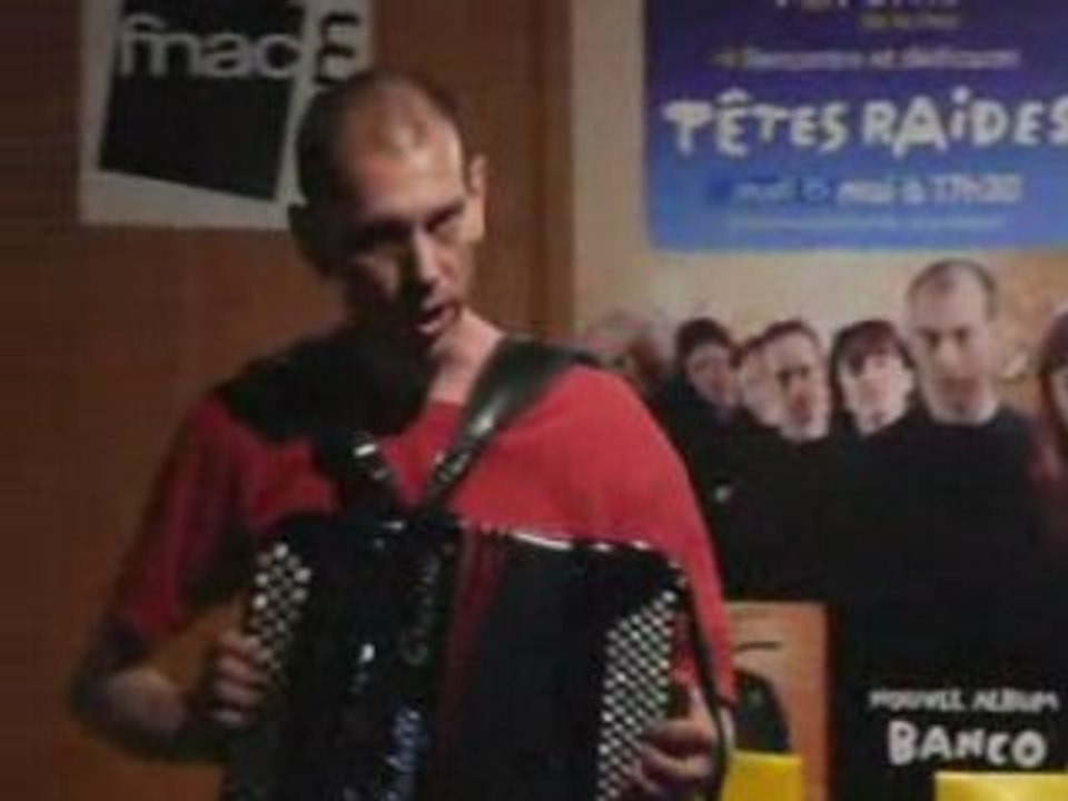 Têtes Raides -Show Case à la Fnac de Caen "On s'amarre"
