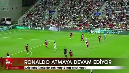 Cristiano Ronaldo gollerine devam ediyor