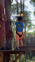 Sur les vidéos publiées sur les réseaux, on découvre, parents et enfants du couple s'aventurer dans les arbres.

Vidéo Instagram de Christina Milian.