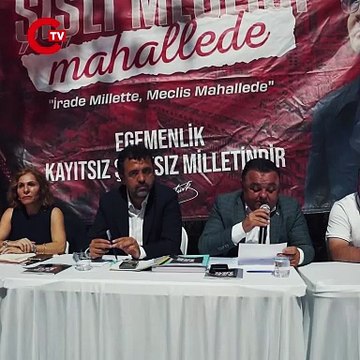 “İrade Millette, Meclis Mahallede” mahalle buluşmaları devam ediyor... Şişli Belediye Başkanı Şahan “Ben dönene kadar Şişli size emanet”
