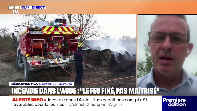 Feu fixé dans l’Aude: Sébastien Pla, sénateur (SER) de l’Aude, appelle à “un plan de résilience pour les Corbières” et “une exception méditerranéenne”