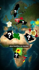 Quels sont les DRAPEAUX les plus insolites au monde ? 🏴‍☠️🌍