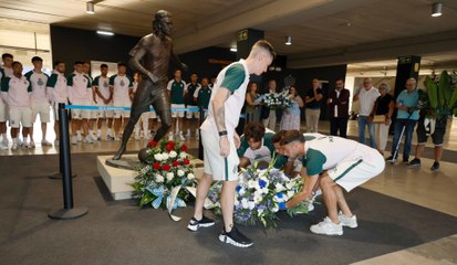 La plantilla del Espanyol homenajea a Dani Jarque en el 16 aniversario de su fallecimiento