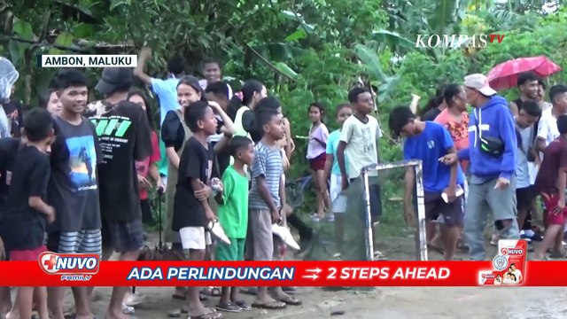 Hujan Deras Tak Halangi Warga Ambon Rayakan HUT RI ke-80 Bersama Komunitas Lintas Agama