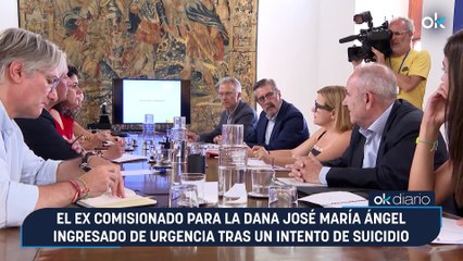 El ex comisionado para la DANA José María Ángel ingresado de urgencia tras un intento de suicidio