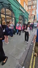 Queues at Space NK's new Oxford Street store