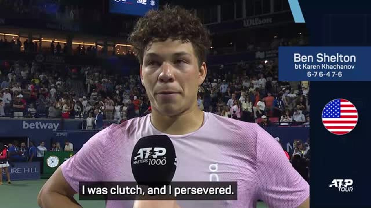 'Surreal' - Shelton wins first ATP 1000 title