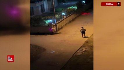 Bursa'da sevgilisi için sokağa özür mesajı yazdı: Benzin sanıp polisi aradılar