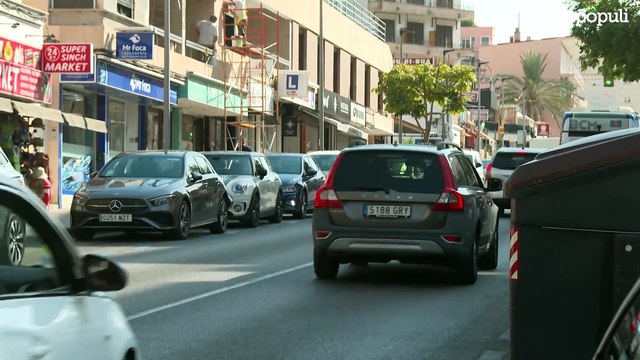 Lugar en el que el cantante Jaume Anglada ha sido arrollado en Palma de Mallorca