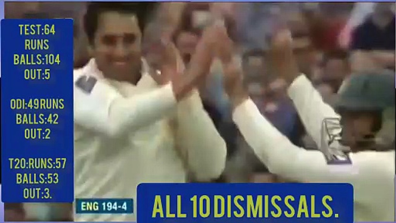 Kevin Peterson 10 outs by Saeed Ajmal| Saeed Ajmal vs Kevin Peterson.