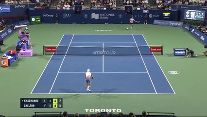 Toronto - Shelton remporte son premier Masters 1000