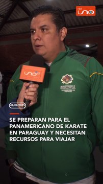 BOLIVIANOS SE PREPARAN PARA EL PANAMERICANO DE KARATE EN PARAGUAY Y NECESITAN RECURSOS PARA VIAJAR