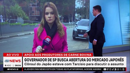 Tarcísio busca abrir mercado do Japão para carne bovina de SP