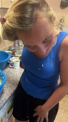 "When Nadalina beats eggs.🥚🍰🤣