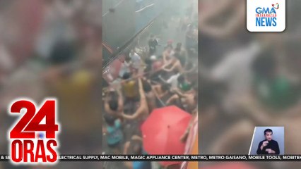 HULICAM - Agawan sa mga kable sa gitna ng sumiklab na sunog; 6 arestado | 24 Oras