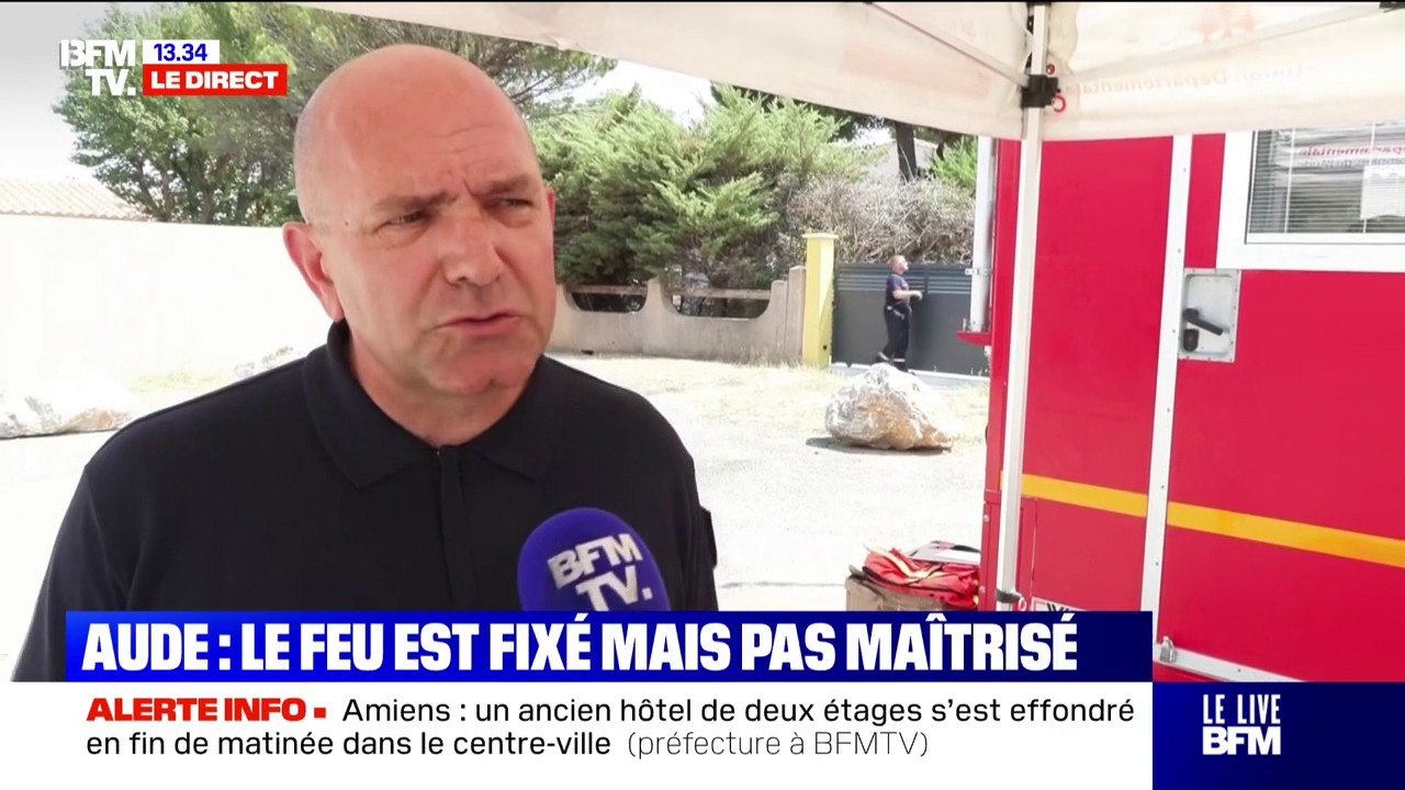 Incendie dans l’Aude: “On a identifié cinq points chauds”, indique le colonel Christophe Magny
