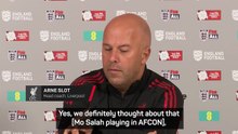 Slot explains Mohammed Salah's replacement plan while he is away at AFCON