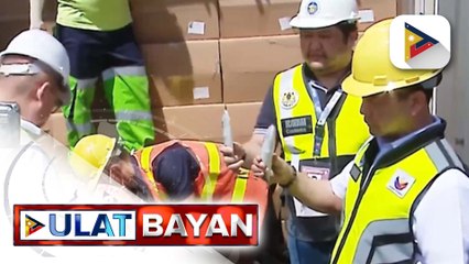 Nasa P200M halaga ng smuggled agri-products, tumambad sa inspeksyon ng DA at BOC sa mga nasabat na container vans ulat ni JM Pineda