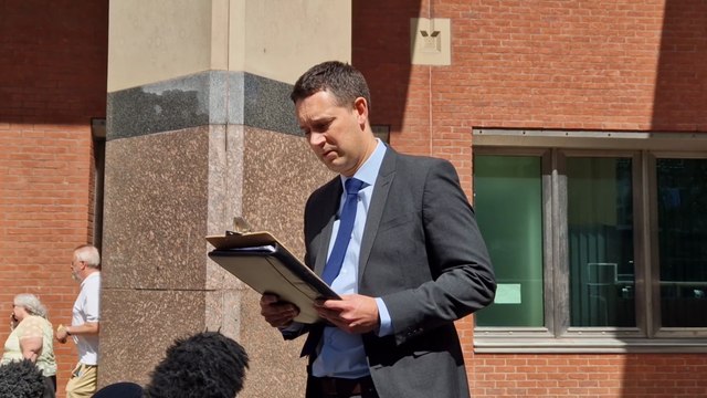 Harvey Willgoose: Reaction outside Sheffield Crown Court