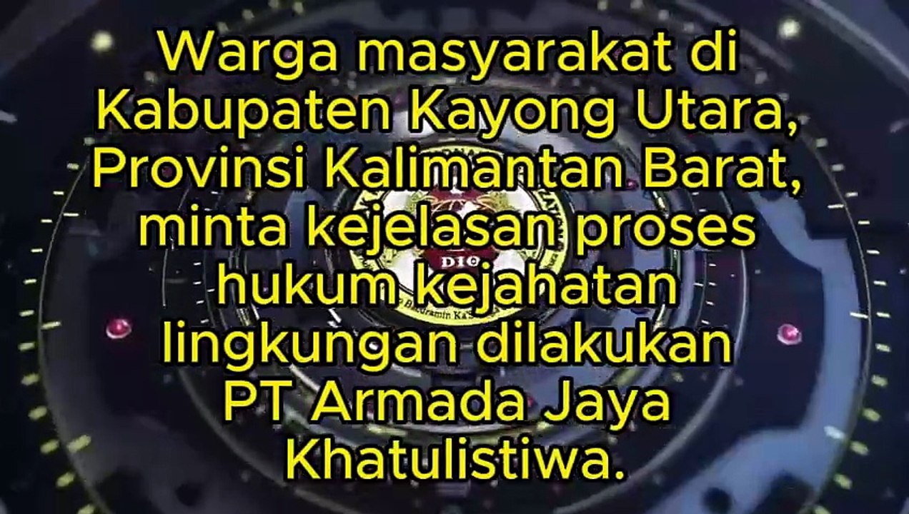 Warga masyarakat di Kabupaten Kayong Utara, Provinsi Kalimantan Barat, minta kejelasan proses hukum kejahatan lingkungan dilakukan PT Armada Jaya Khatulistiwa di Kecamatan Teluk Batang, reklamasi pantai tanpa izin