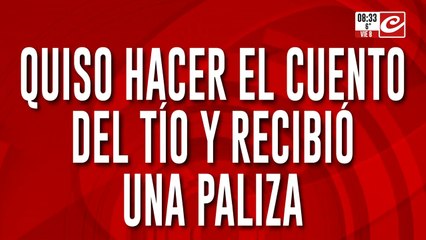 Quiso hacerle "el cuento del tío" a una empleada... ¡y terminó recibiendo tremenda paliza!