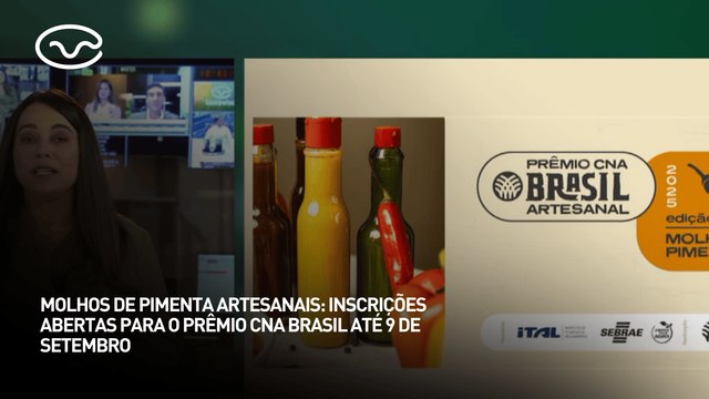 Molhos de pimenta artesanais: inscrições abertas para o prêmio CNA Brasil até 9 de setembro