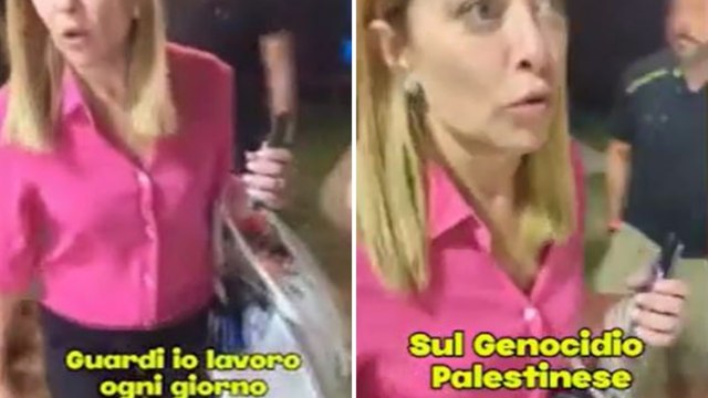 Il video di Giorgia Meloni che risponde sul «genocidio» palestinese