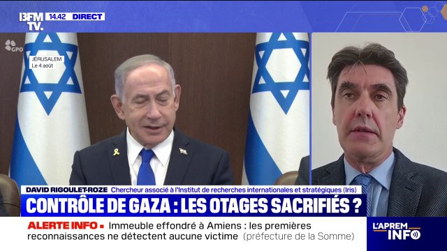 Contrôle de Gaza: Netanyahu entretient un flou selon David Rigoulet-Roze, chercheur associé à l'Iris