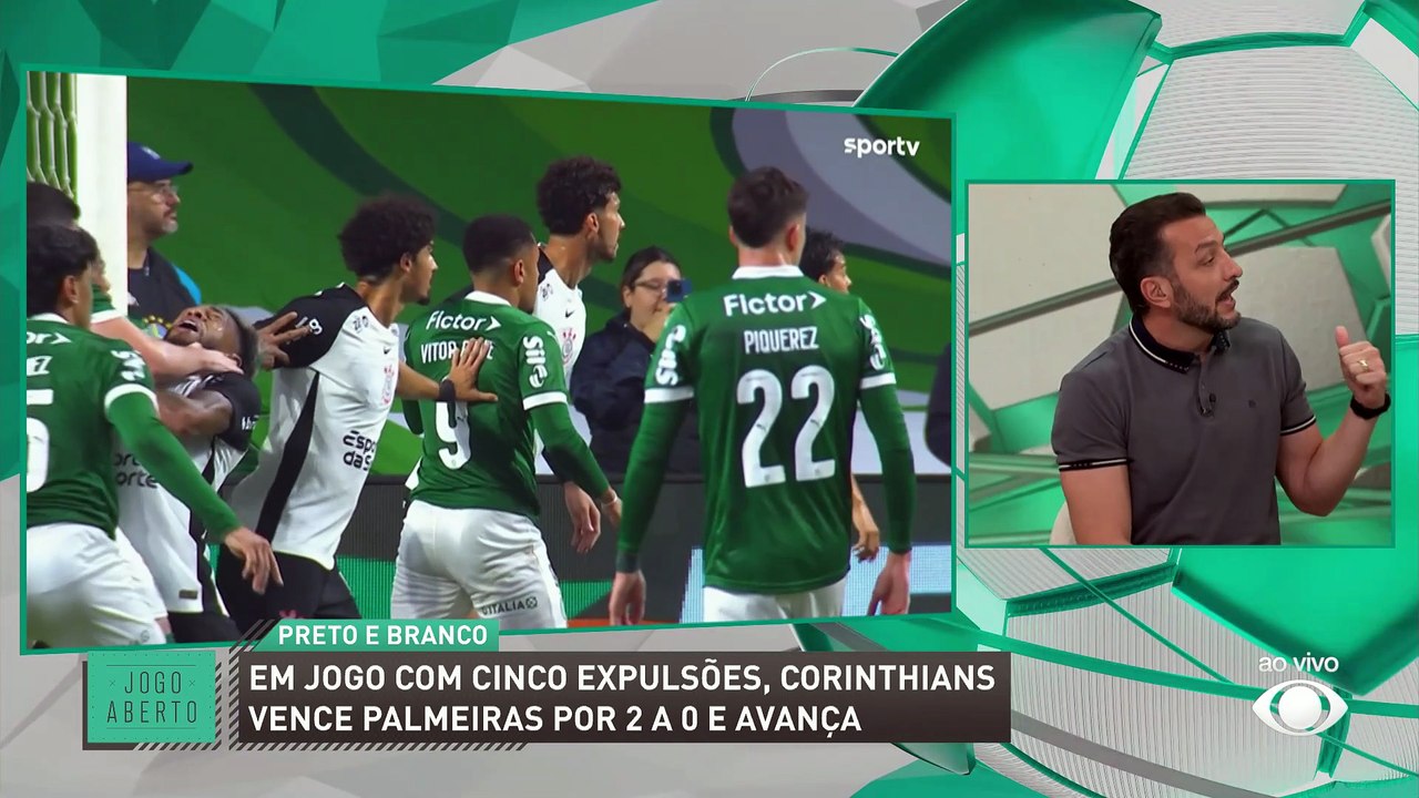 Palmeiras x Corinthians: Renata Fan questiona se alguém NÃO expulsaria Aníbal Moreno