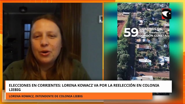 Elecciones en Corrientes: Lorena Kowacz va por la reelección en Colonia Liebig