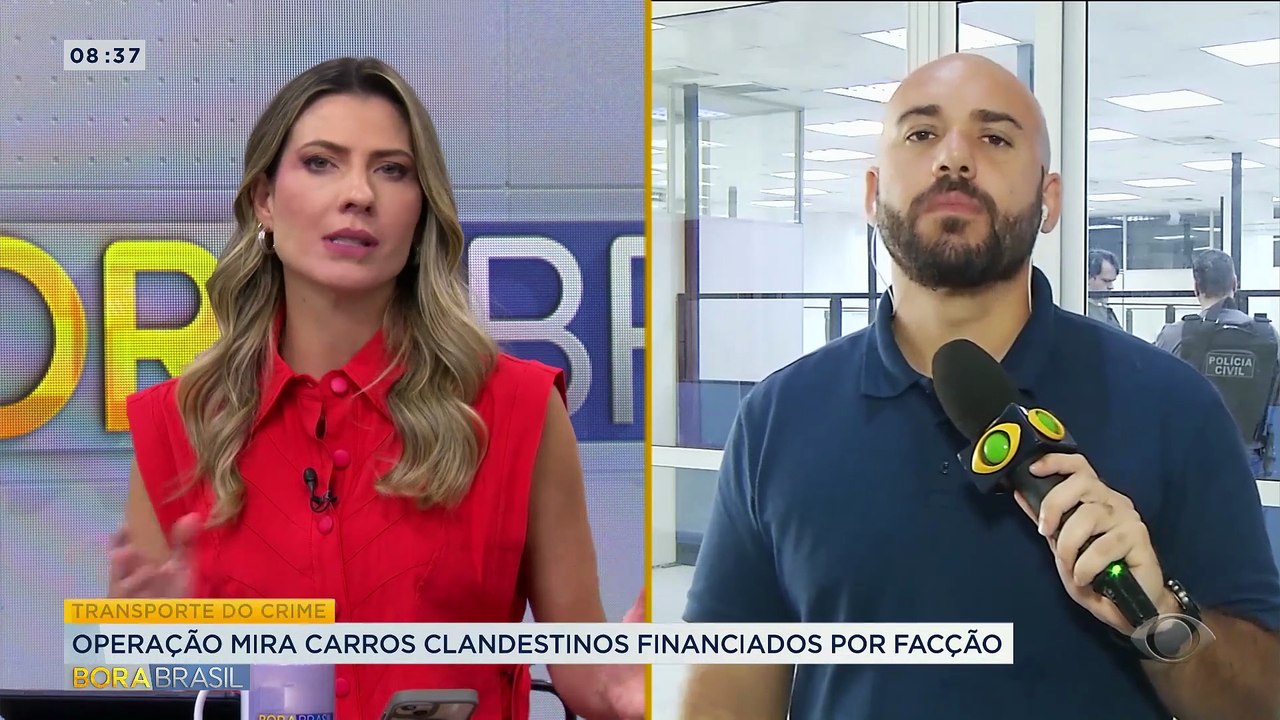 Operação no Rio busca carros clandestinos financiados por facção