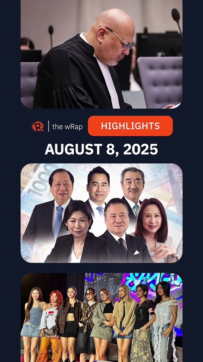 Today’s headlines: Duterte in ICC, richest Filipinos, BINI | The wRap | August 8, 2025