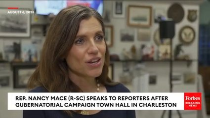 Nancy Mace attacks reporter for questioning her bragging about infrastructure she voted against