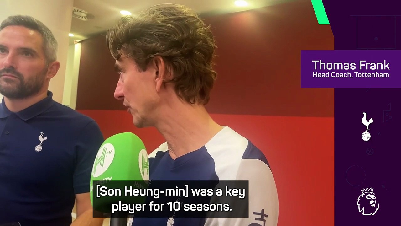 Frank outlines plans to replace Son at Tottenham