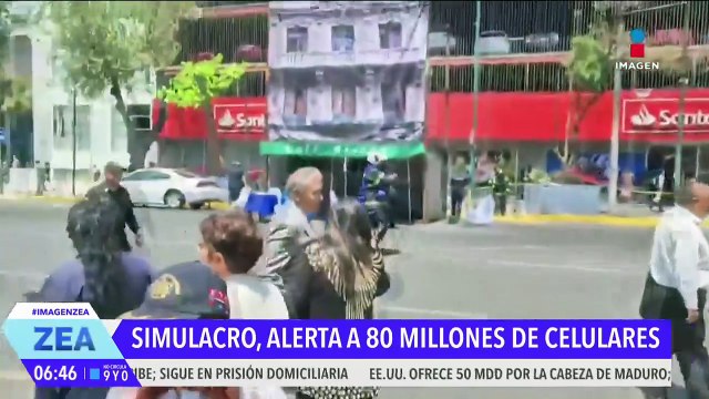 Emitirán alerta sísmica en 80 millones de celulares en México | Noticias con Francisco Zea