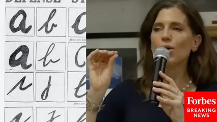 'We've Got To Bring Cursive Back!': Mace Claims Writing In Cursive Helps Kids 'Learn To Think'