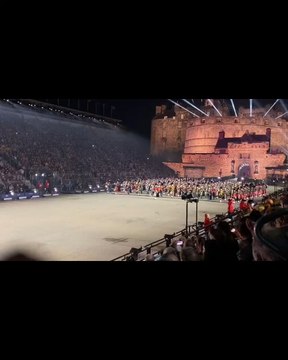 Feel the Goosebumps of Scotland The Brave 😍 🏴 at 2025 Royal Military Tattoo.