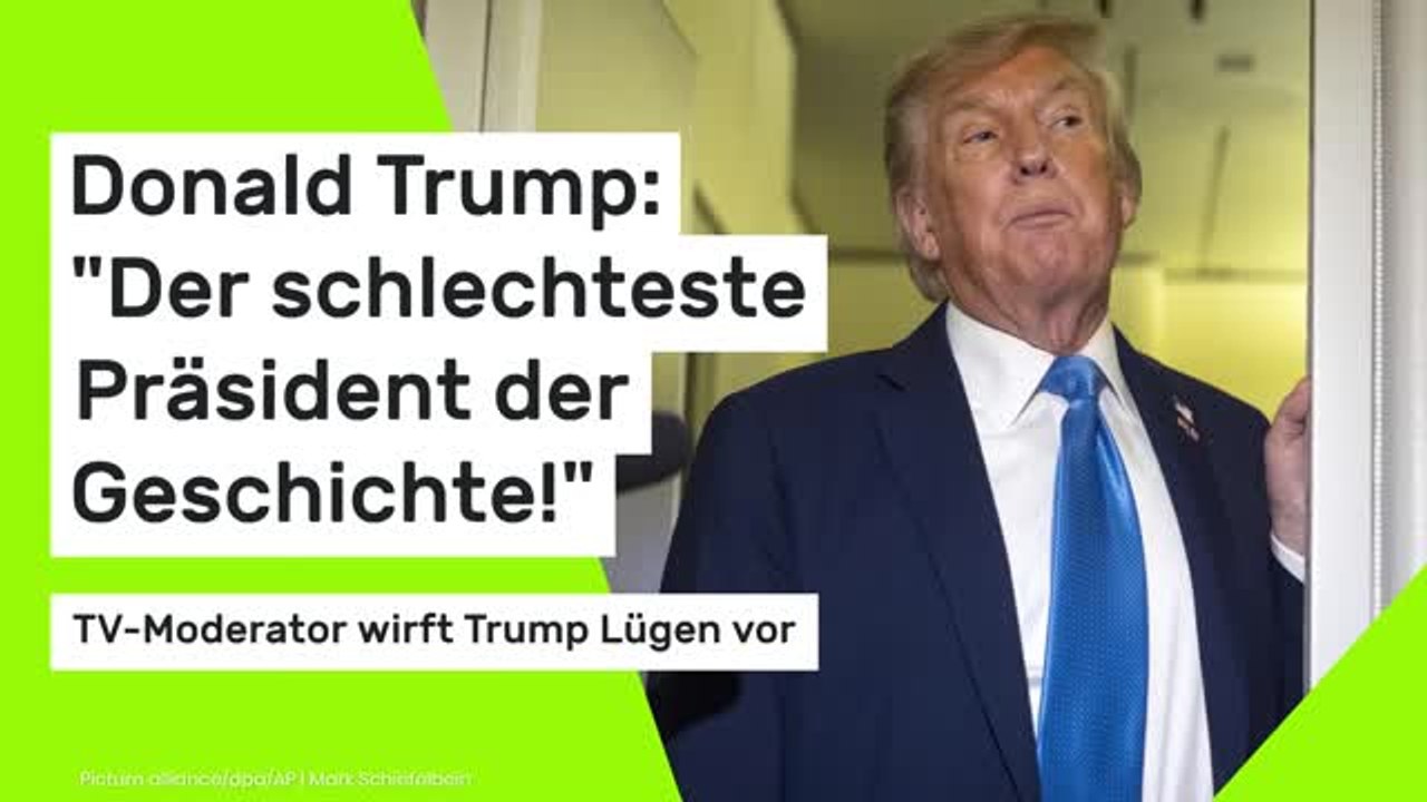 TV-Moderator wirft Donald Trump Lügen vor