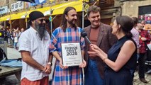 The writers of Kanpur: 1857 speak to Jane Bradley after receiving their Scotsman Fringe First Award
