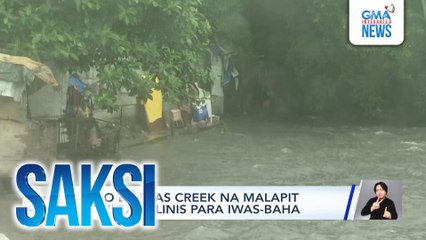 Paso De Blas creek na malapit sa NLEX, nilinis para iwas-baha | Saksi