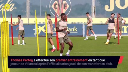 Premier entraînement pour Partey
