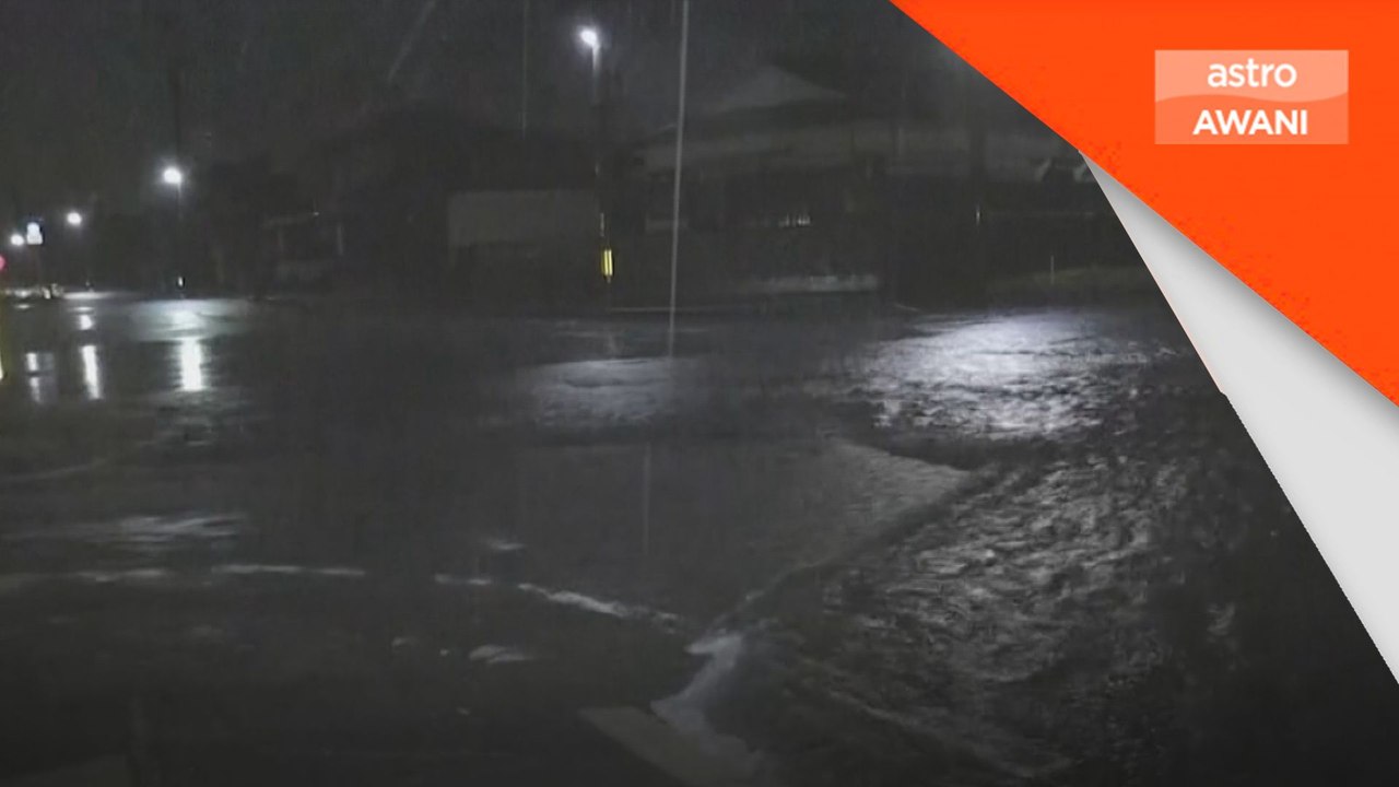 Hujan lebat luar biasa rekod di Kagoshima