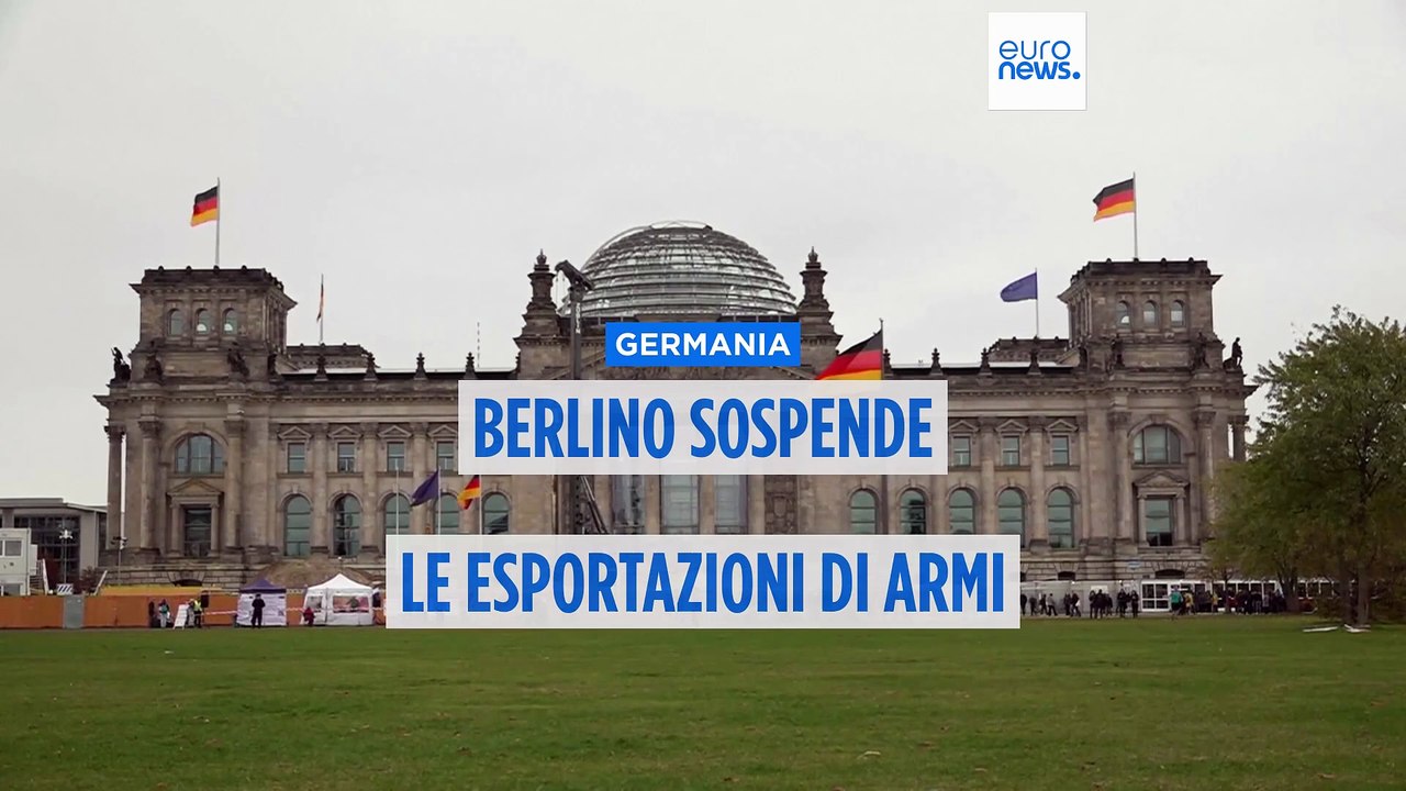 La Germania blocca le esportazioni militari che potrebbero essere utilizzate a Gaza