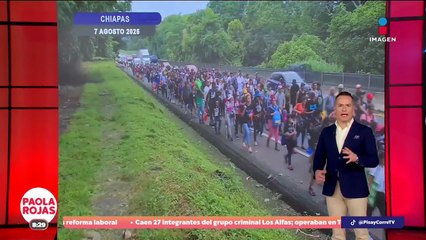 Avanza caravana migrante "Éxodo de Justicia" rubo a CDMX