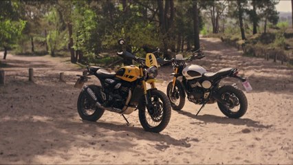 Nuova Triumph Scrambler 400 XC, sportiva pronta a tutto