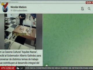 Pdte. Maduro: Recibí al gobernador Galíndez para conversar sobre el desarrollo integral de Cojedes
