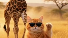 Kucing dan jerapah