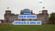 Alemanha suspende exportação de equipamento militar que poderá ser utilizado em Gaza